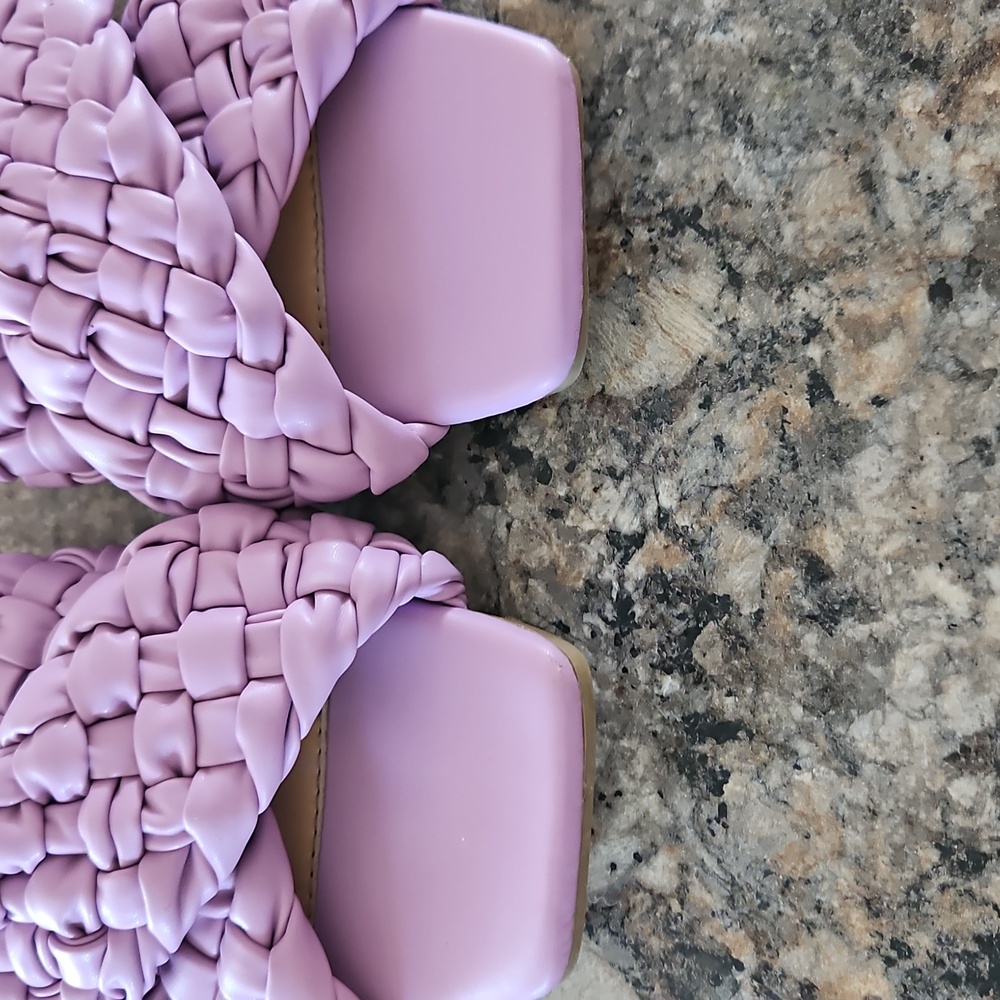 Size 8 Lily Morgan Elegant Lavender Women's Sandals - Picture 5 of 7